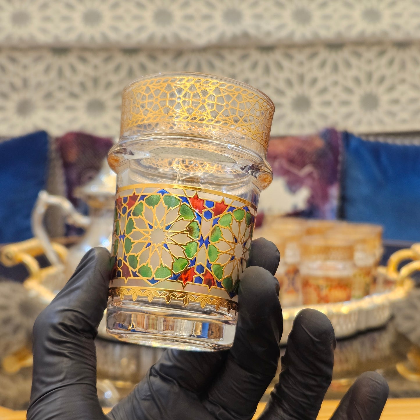 12 Verres à thé marocaines de luxe