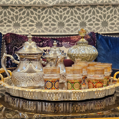 12 Verres à thé marocaines de luxe